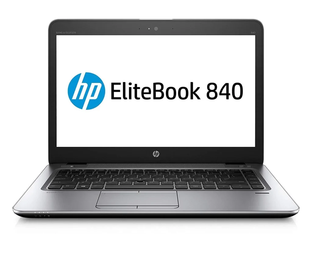 hp elitebook 840 g4 i5 7th gen refurbished laptop focus on keyboard
