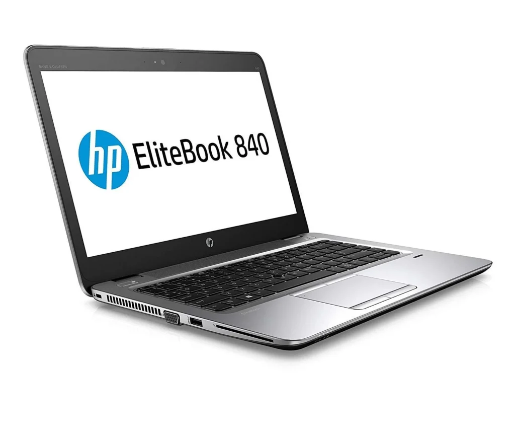 hp elitebook 840 g4 i5 7th gen refurbished laptop side view