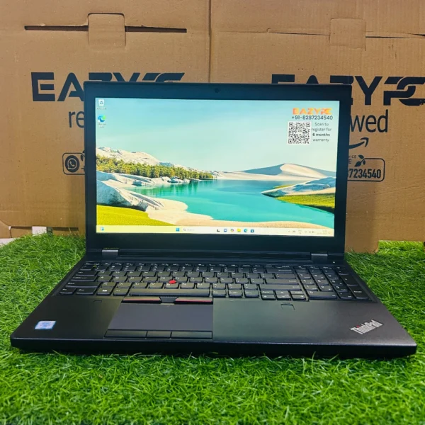 Lenovo ThinkPad P50 15.6″ refurbished workstation laptop, Intel Core i7 6th Gen, 2GB NVIDIA graphics.