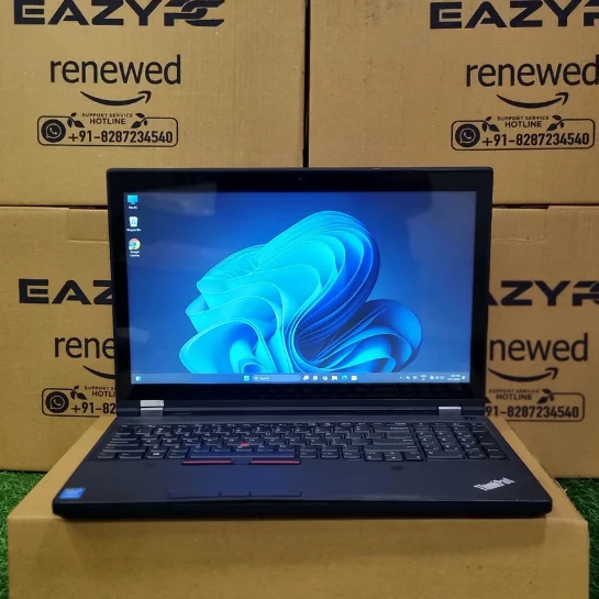 Lenovo ThinkPad P50 i7 6th Gen 4GB NVIDIA GPU-Refurbished Laptop Front View