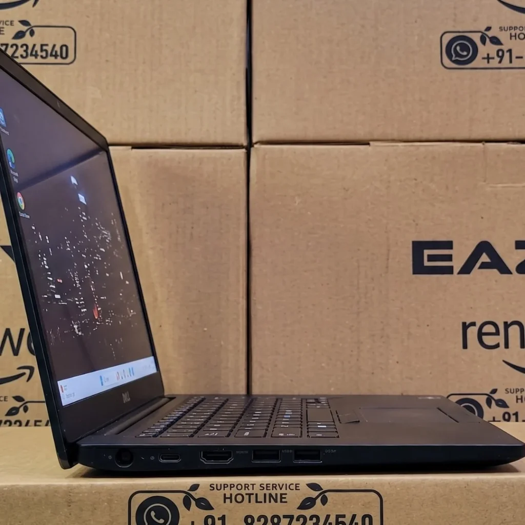 Dell latitude 7490 i5 8th Gen Refurbished Laptop Left side View