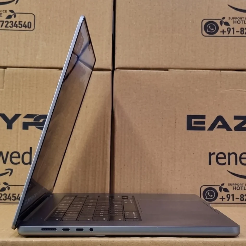 Refurbished MacBook Pro A2442 M1 Pro 14-inch 16GB RAM 512GB SSD 2021 Left Side View
