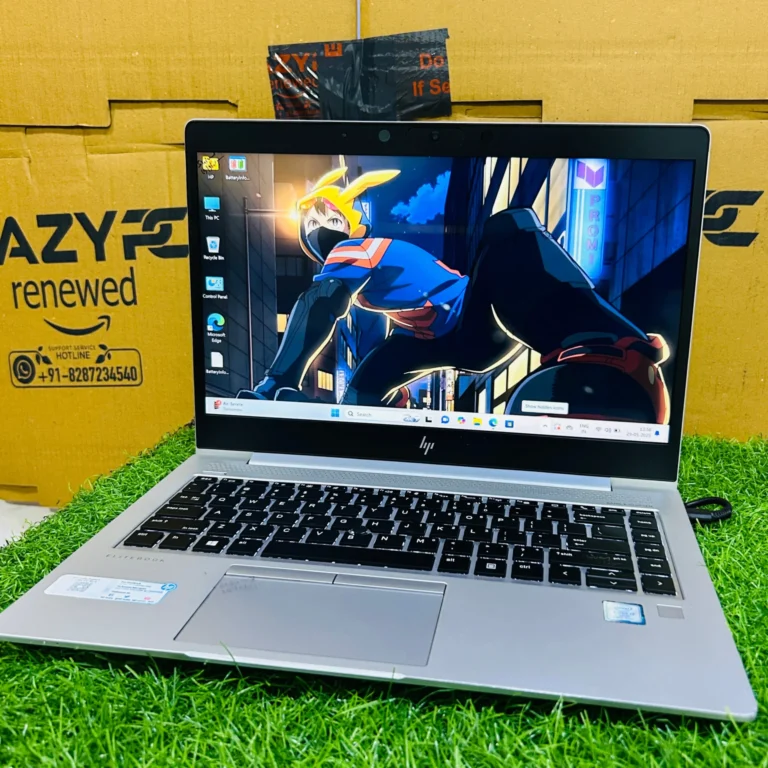 hp elitebook 830 g5 i5 8th gen refurbished Laptop Front View