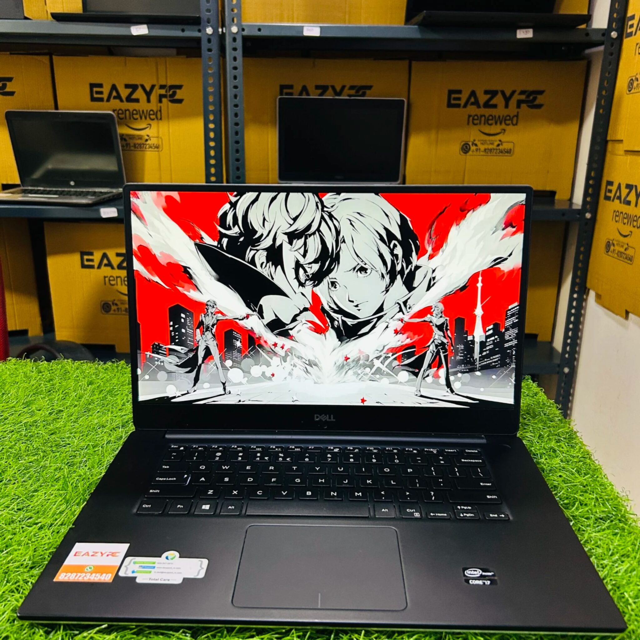 Dell Precision 5540 15.6″ laptop Intel Core i7 9th Gen, Quadro GPU, slim aluminum design for professionals.