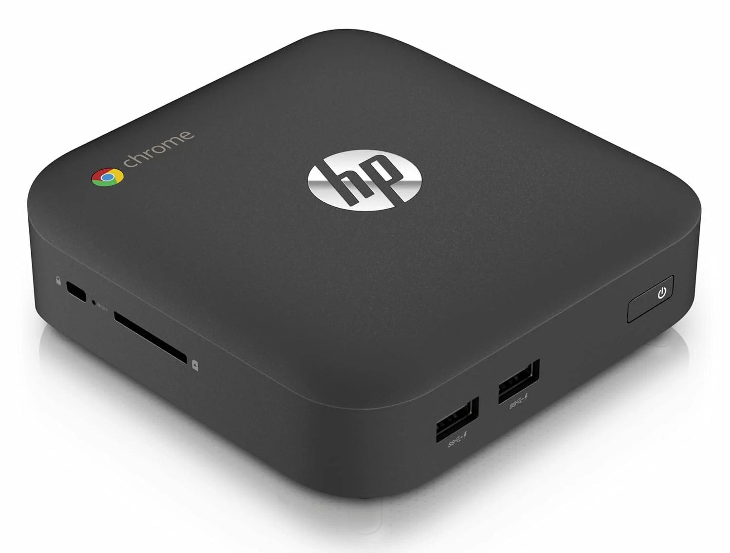 hp chromebox mini pc intel i7 4th gen HP Chromebox Mini PC with Intel i7 4th Gen processor, compact black design, ideal for home or office use