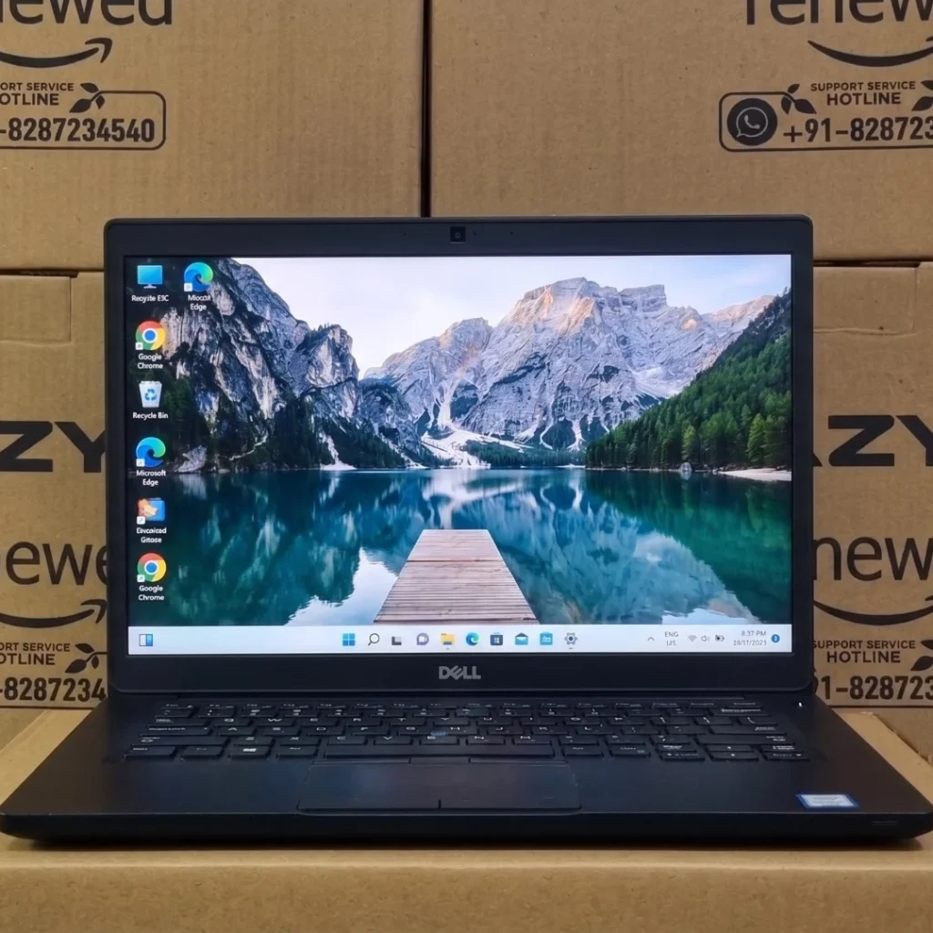 Dell Latitude 7490 i7 8th Gen Refurbished Laptop Front View