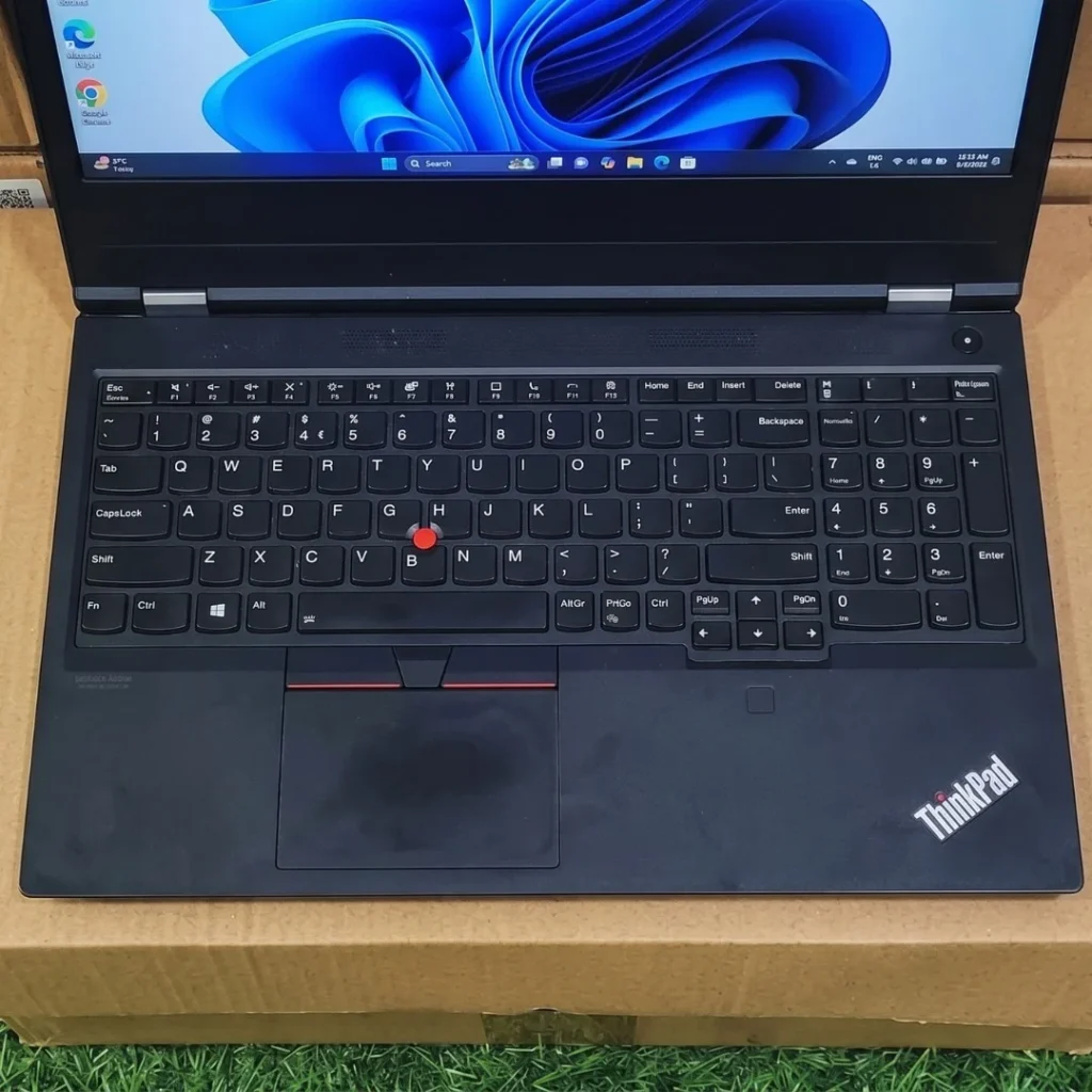 Lenovo Thinkpad P15 i7 10th Gen Refurbished Laptop Focus on KeyBoard