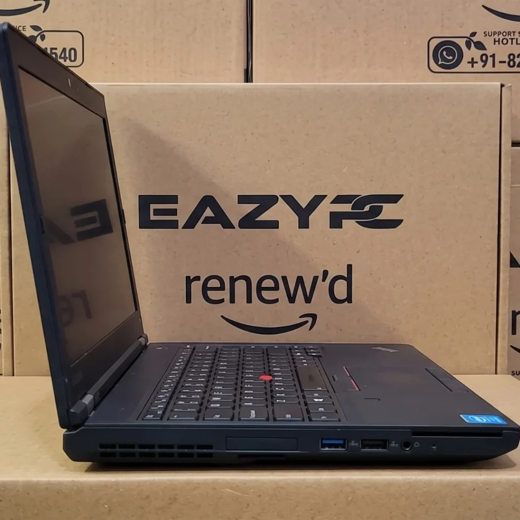 Lenovo Thinkpad P15 i7 10th Gen Refurbished Laptop Left Side View