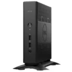 Dell Wyse Mini PC with AMD GX-424CC processor, compact black design, ideal for efficient office and home use