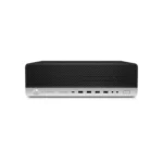 HP EliteDesk 800 G3 Mini PC with Intel i5 6th Gen processor, compact black design ideal for office productivity.