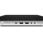 HP ProDesk 600 G4 SFF desktop with Intel Core i5 8th Gen, compact black chassis ideal for business productivity.