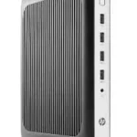 HP T630 High Performance Mini PC with AMD GX-420G, compact black design ideal for office or home use