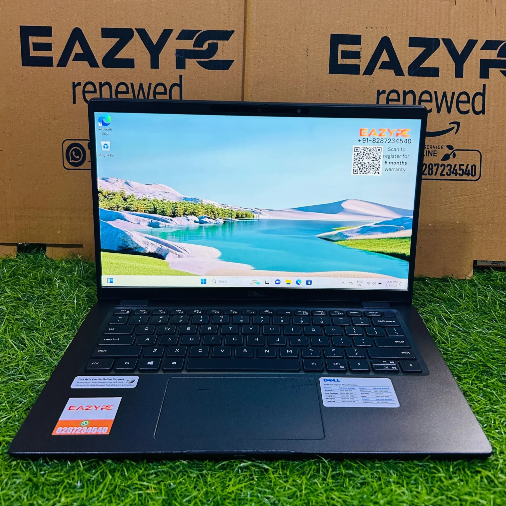 Dell Latitude 7410 14″ laptop, Intel Core i5 10th Gen, 8 GB RAM, 256 GB SSD sleek business notebook.