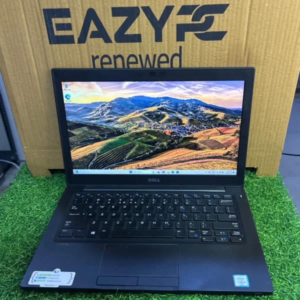 Dell Latitude 7290 12.5″ laptop, Intel Core i5 8th Gen, 8 GB RAM, 256 GB SSD ultra-portable business notebook.