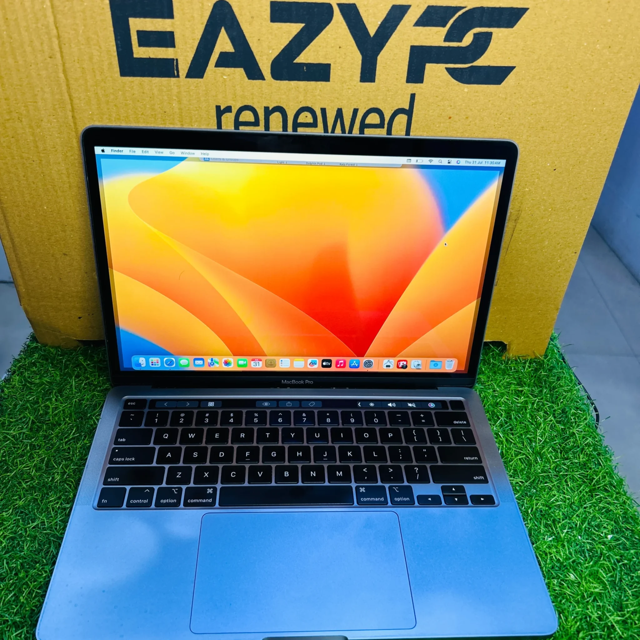 Apple MacBook Pro A2251 Refurbished i7 16GB 512GB SSD Front View