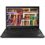 Lenovo ThinkPad T590 15.6″ refurbished business laptop, Intel Core i7 8th Gen, black chassis.