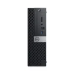 Dell OptiPlex 7070 SFF Desktop PC with Intel i5 9th Gen, compact black design ideal for office or home use