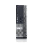 Dell OptiPlex 9020 SFF Desktop PC with Intel i5 4th Gen, compact black design ideal for office or home use
