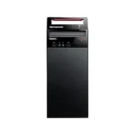 Lenovo ThinkCentre E73 Mini desktop with Intel Core i5 4th Gen, black compact tower with front USB ports.