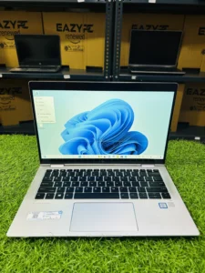 HP EliteBook x360 1040 G7 14″ refurbished 2‑in‑1 business laptop, Intel Core i7 10th Gen, sleek silver chassis.