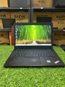 Lenovo ThinkPad L14 14″ laptop Intel Core i5 10th Gen, 8 GB RAM/256 GB SSD, refurbished business-class notebook.