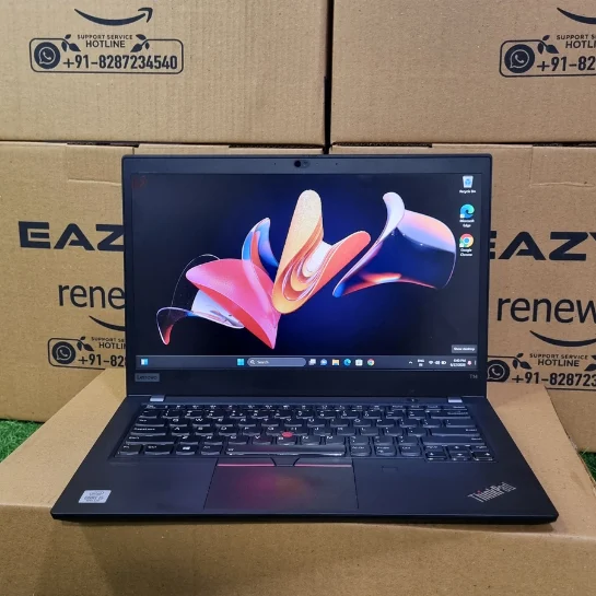 Lenovo ThinkPad T14 Gen 1 i7 10th Gen Refurbished Laptop Front View