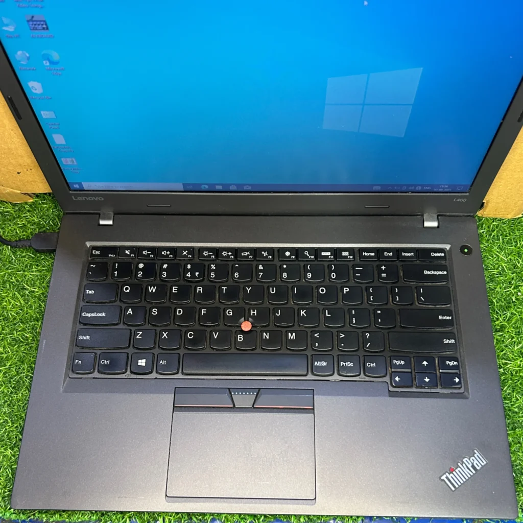 Lenovo ThinkPad L480 14″ business laptop, Intel Core i5 8th Gen, refurbished unit in black
