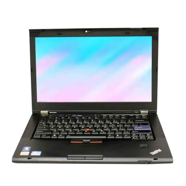 Lenovo ThinkPad T420 i5 2nd Gen, 8 GB RAM & 256 GB SSD, 14″ display. Refurbished great condition, 6-month warranty, free returns & COD at EazyPC. Front View