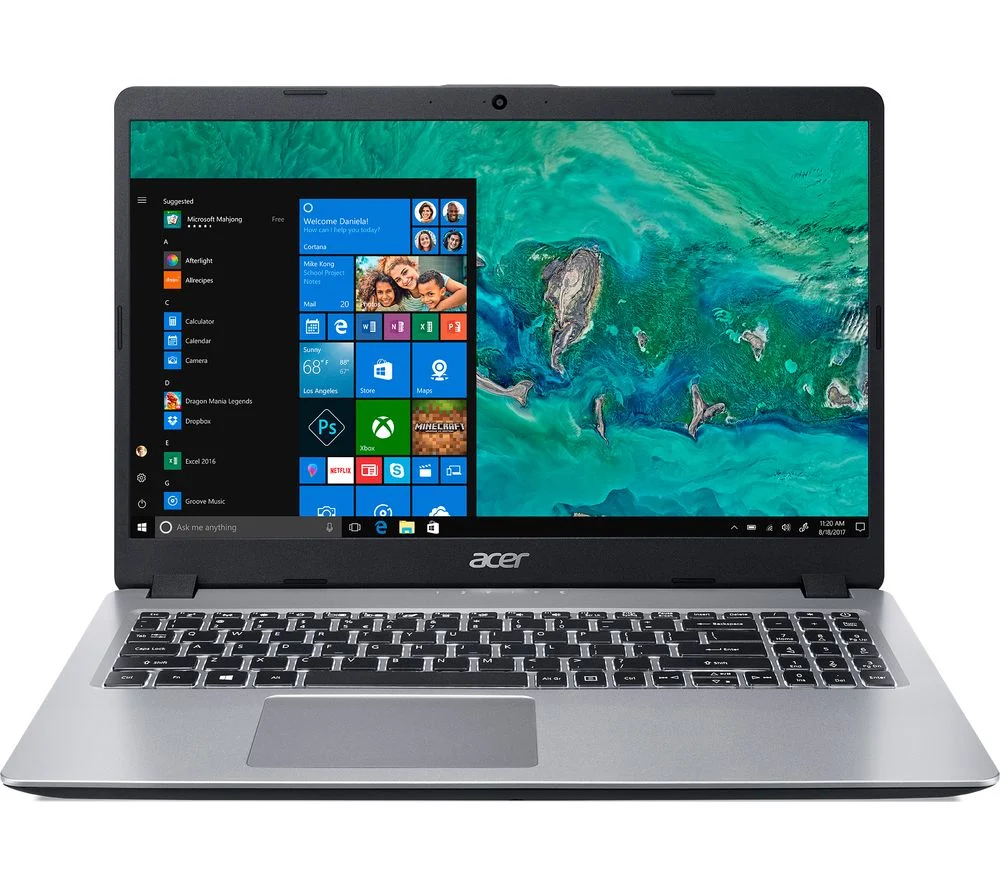 Acer Aspire 5 i5 8th Gen Refurbished Laptops 15.6 inches display , Front View
