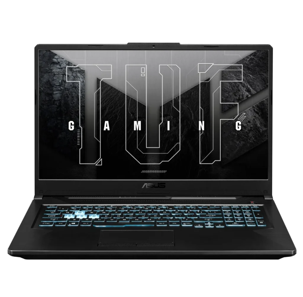 ASUS TUF Gaming F15 2021 8GB512GB 17 Inch i5 11th Gen Refurbished Gaming Laptop Front View