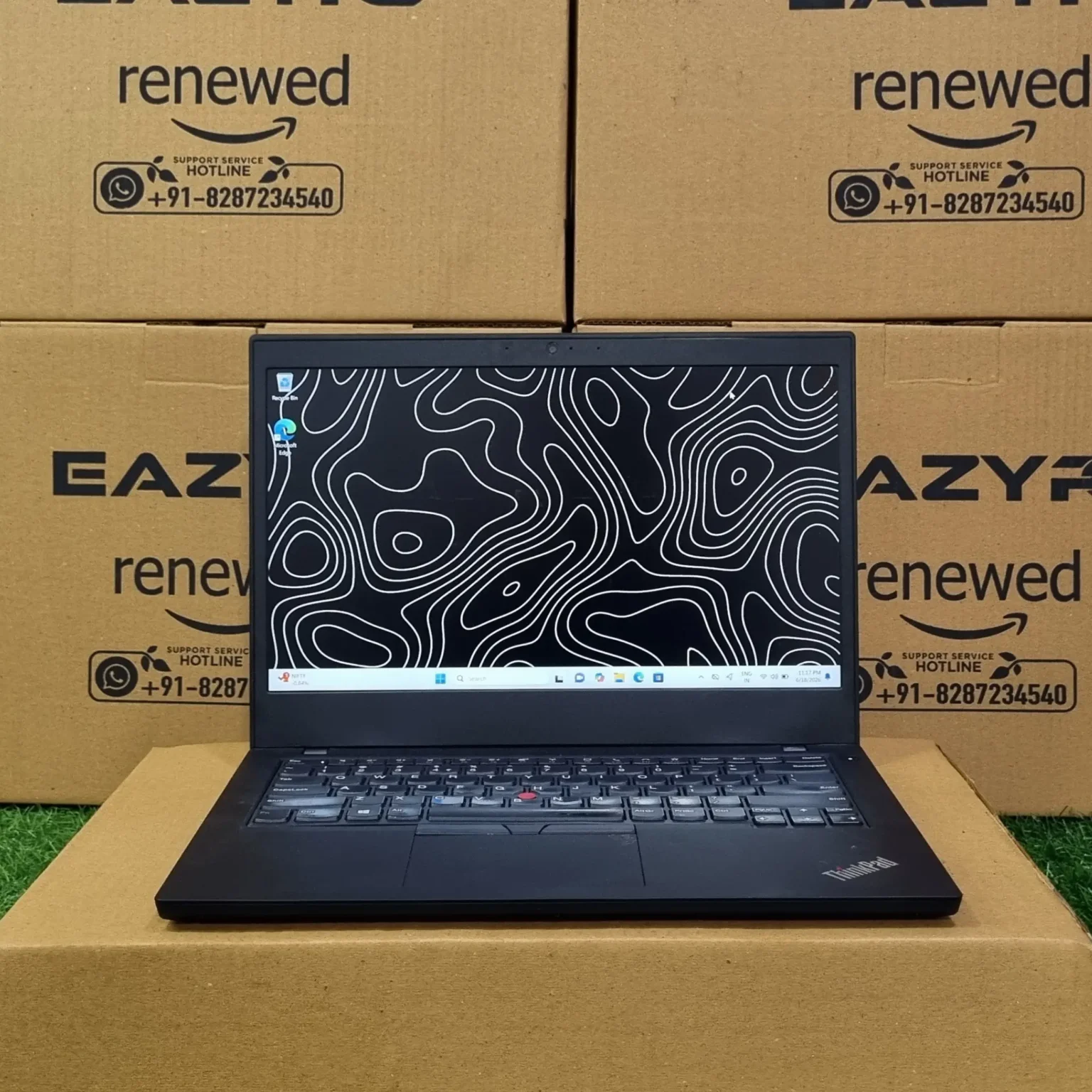 Lenovo ThinkPad L14 i3,10th Gen Refurbished Laptop Front View