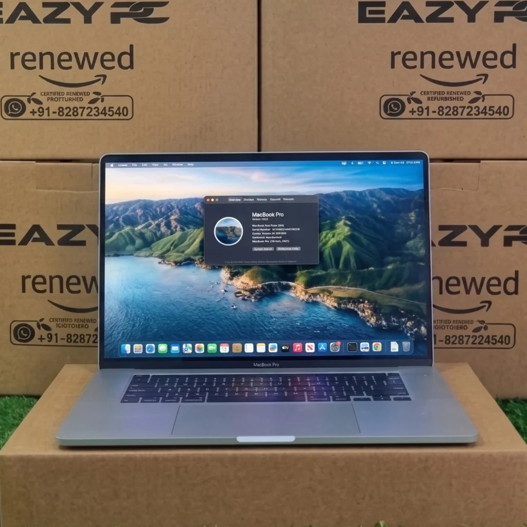 Refurbished MacBook Pro A2251 13-Inch Intel Core i7 32GB RAM 512GB Front View 11