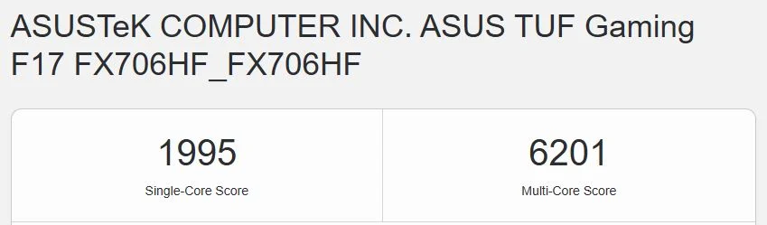 asus tuf gaming f17