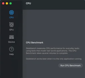 macbook benchmark guide
