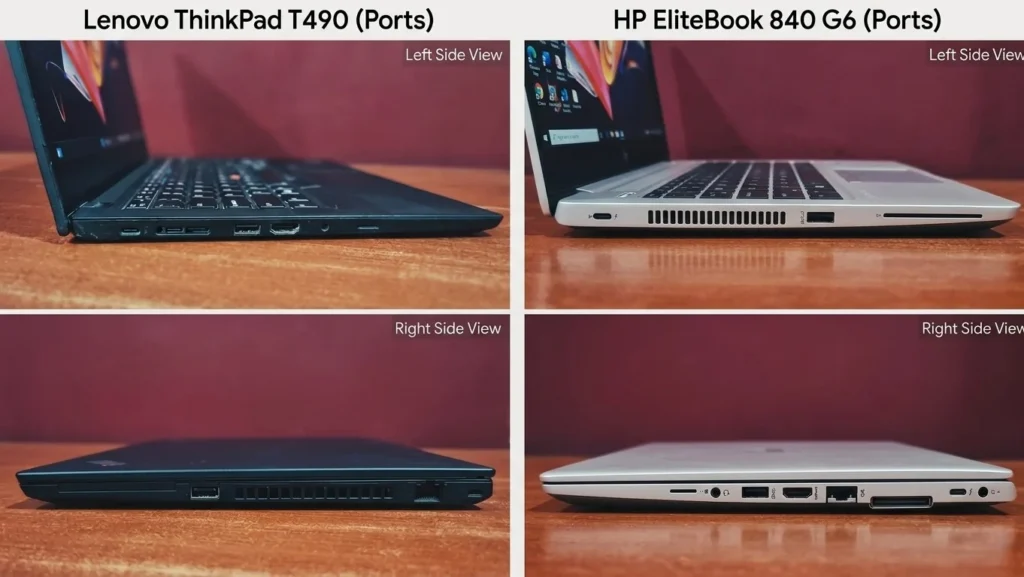HP EliteBook 840 G6 vs. Lenovo ThinkPad T490 compare