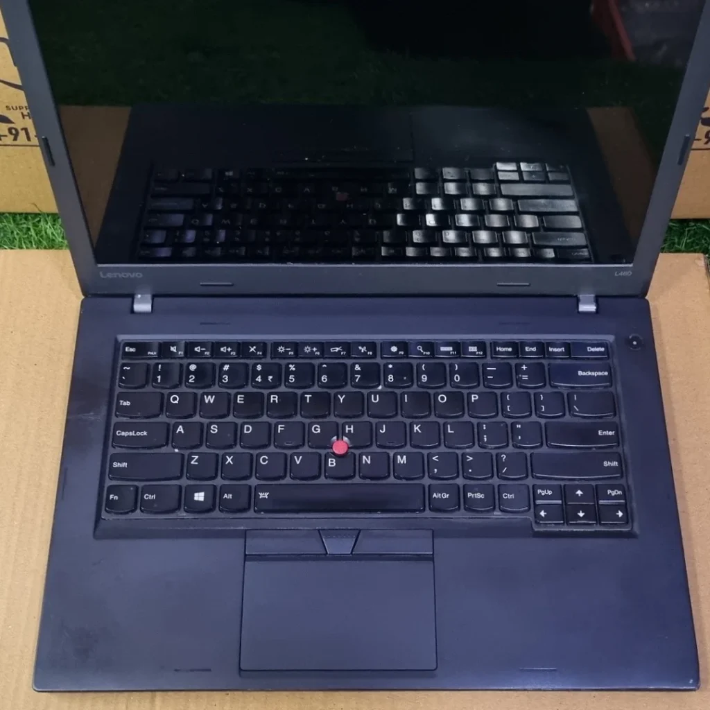 Lenovo ThinkPad L470 i5 7th Gen Refurbished Laptop 8GB RAM, 256GB SSD focus on keyboard