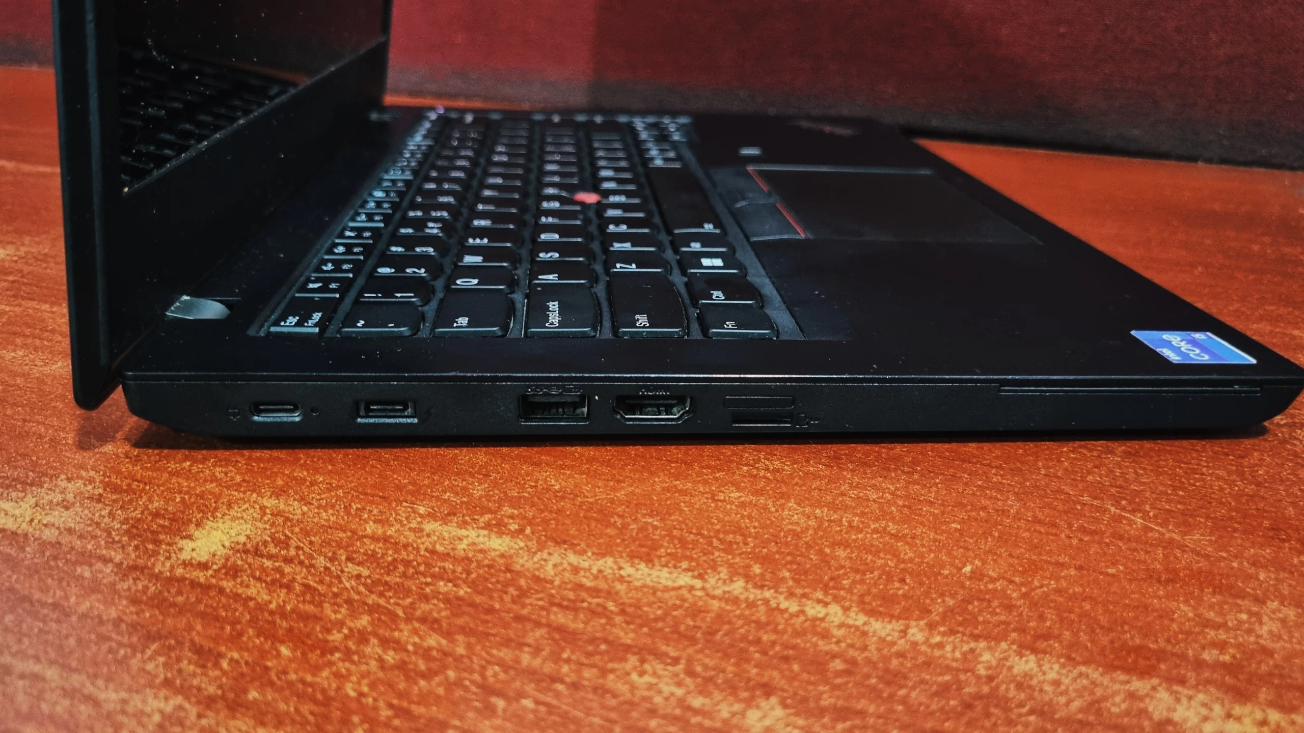 Lenovo ThinkPad L14 Gen 2 left side ports view