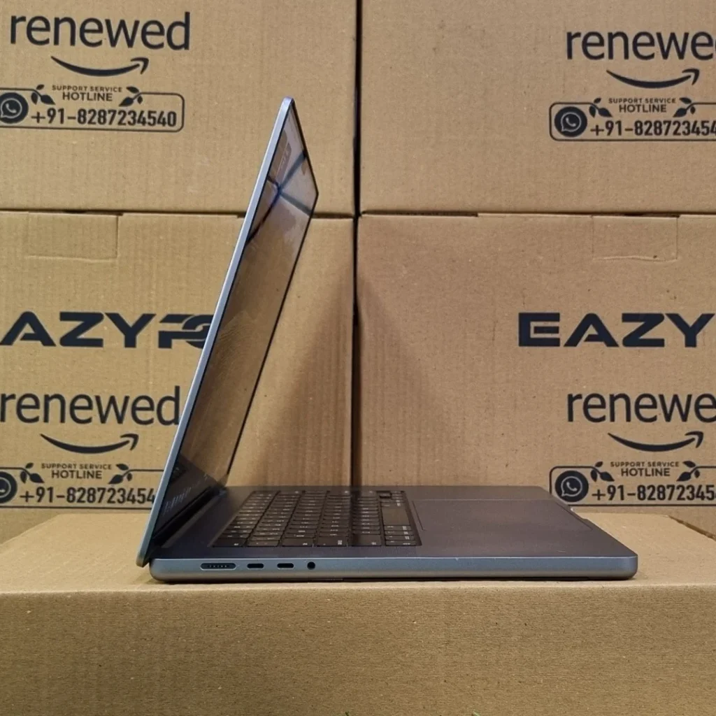 Refurbished MacBook Pro A2485 16 inches M1Pro Left side View