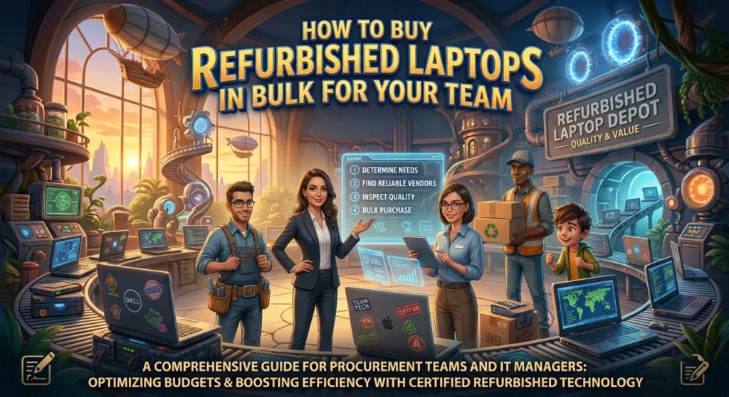 How to Buy Refurbished Laptops in Bulk for Your Team