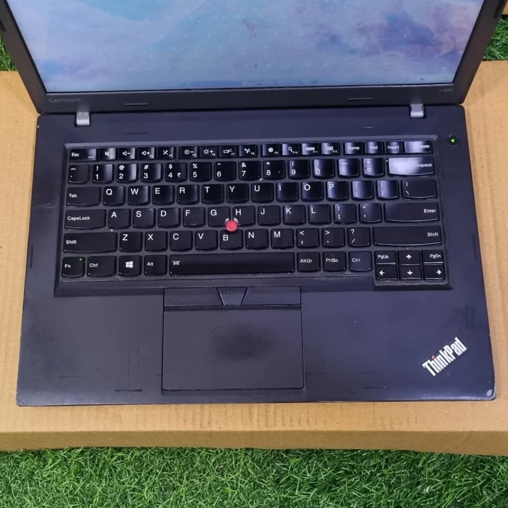 Lenovo ThinkPad L460 Intel Core I5 6th Gen Refurbished Laptop focus on keyboard