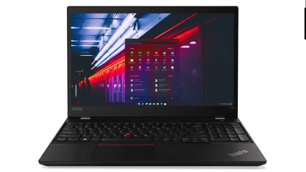 Lenovo thinkpad T15 i5 10th gen Front view