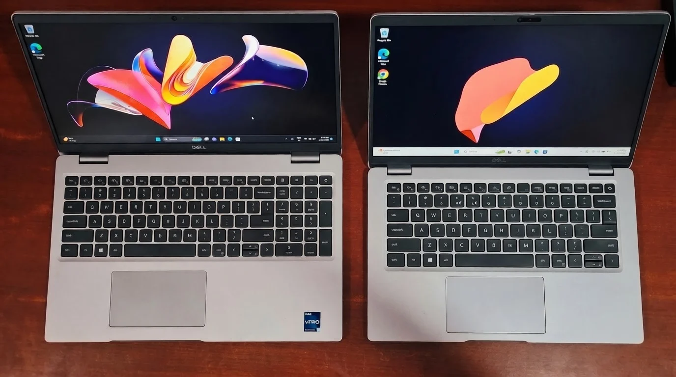 Dell Latitude 5530 and 5430 keyboard and touchpad comparison