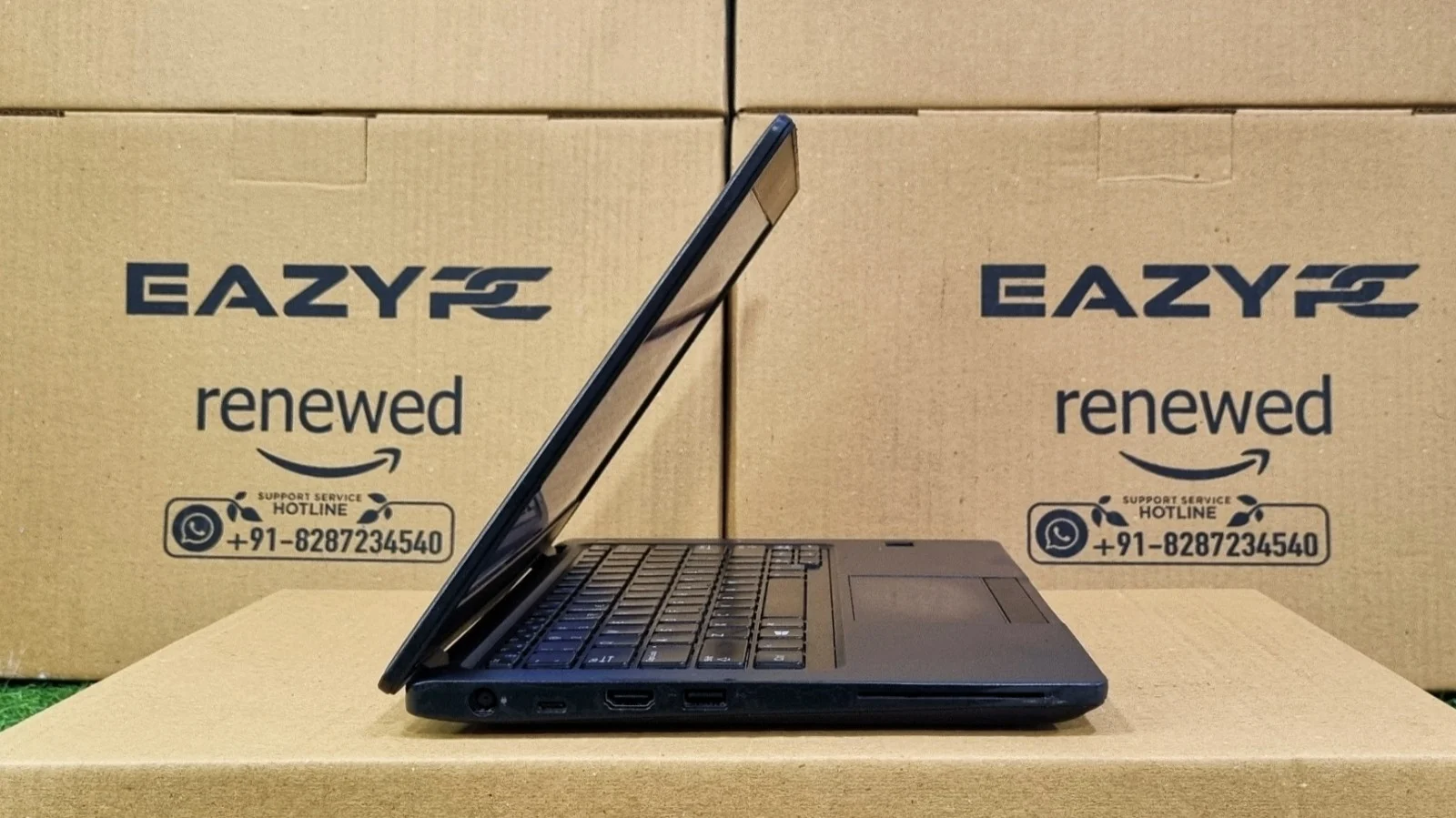 Dell Latitude 5280 left side ports: power connector, USB Type-C, HDMI and USB Type-A 3.0