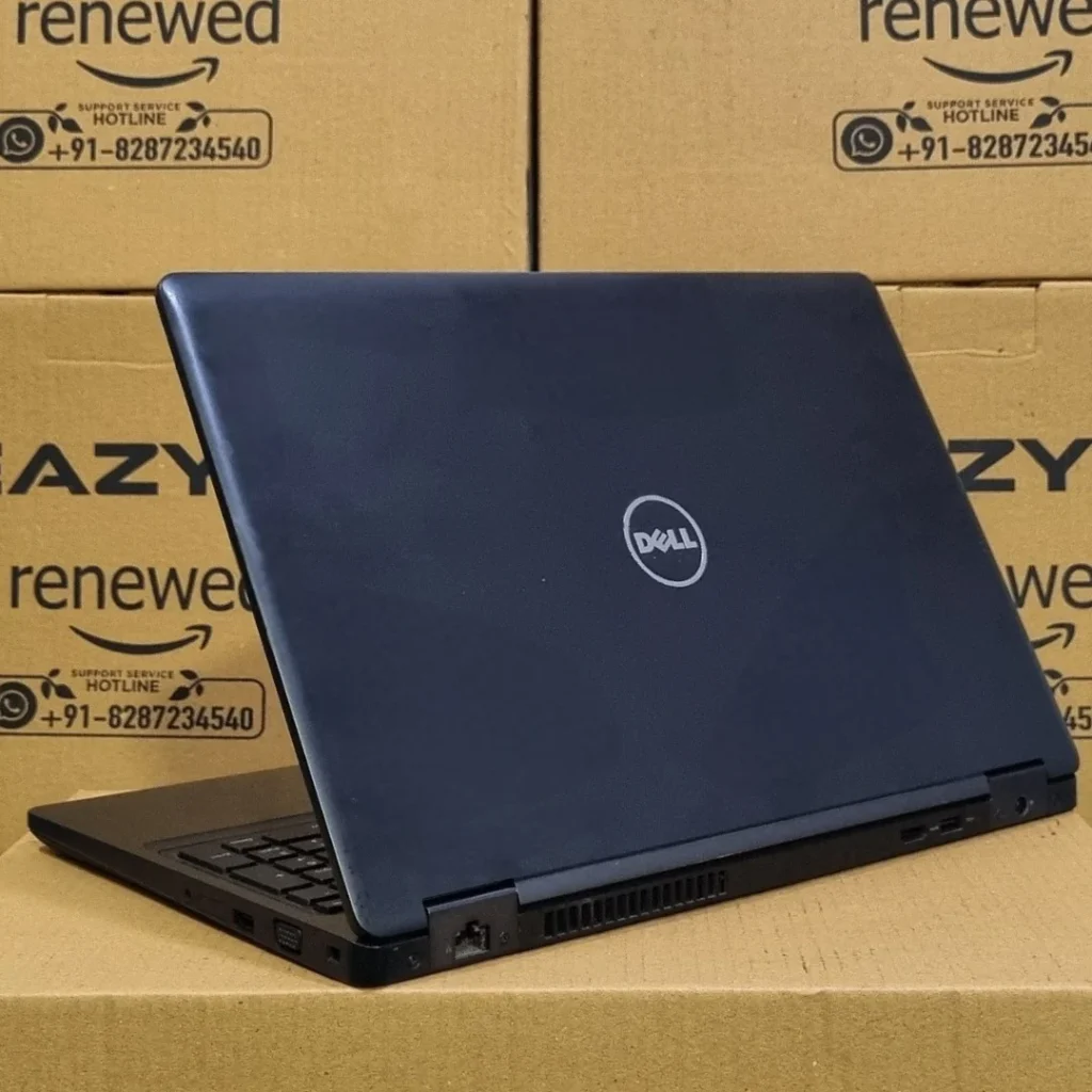 Dell latitude 5580 i5 6th Gen Refurbished Laptop back view