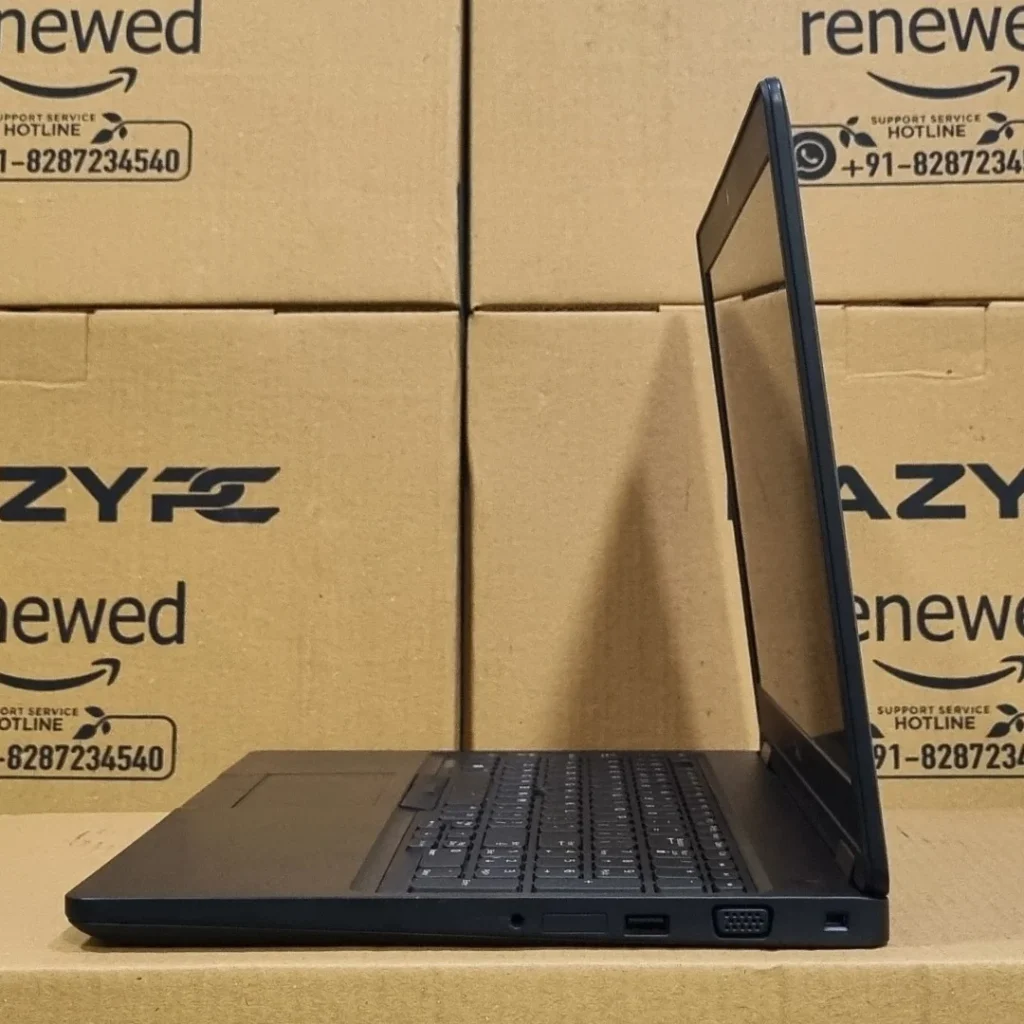 Dell latitude 5580 i5 6th Gen Refurbished Laptop right side view