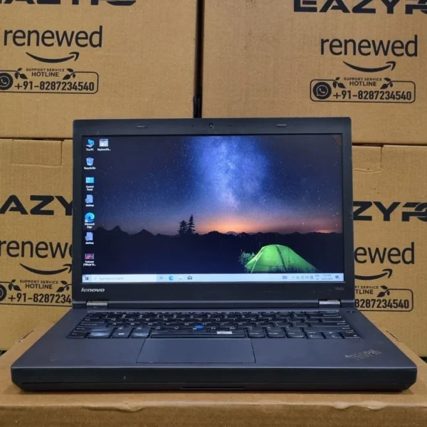 Lenovo ThinkPad T440 i5 4th Gen Refurbished Laptop 8GB RAM 256GB SSD Front View