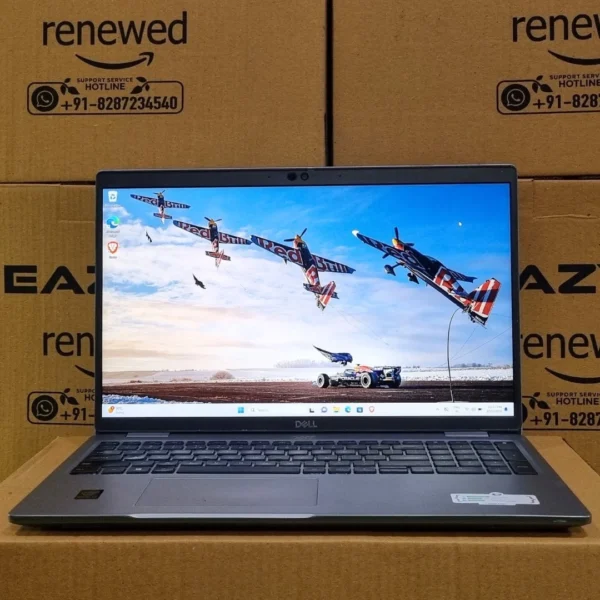 Dell latitude 5520 i5 11th Gen Refurbished Laptop Front View side view