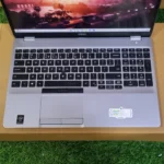 Dell latitude 5510 i5 10th Gen Refurbished Laptop focus on keyboard View side view