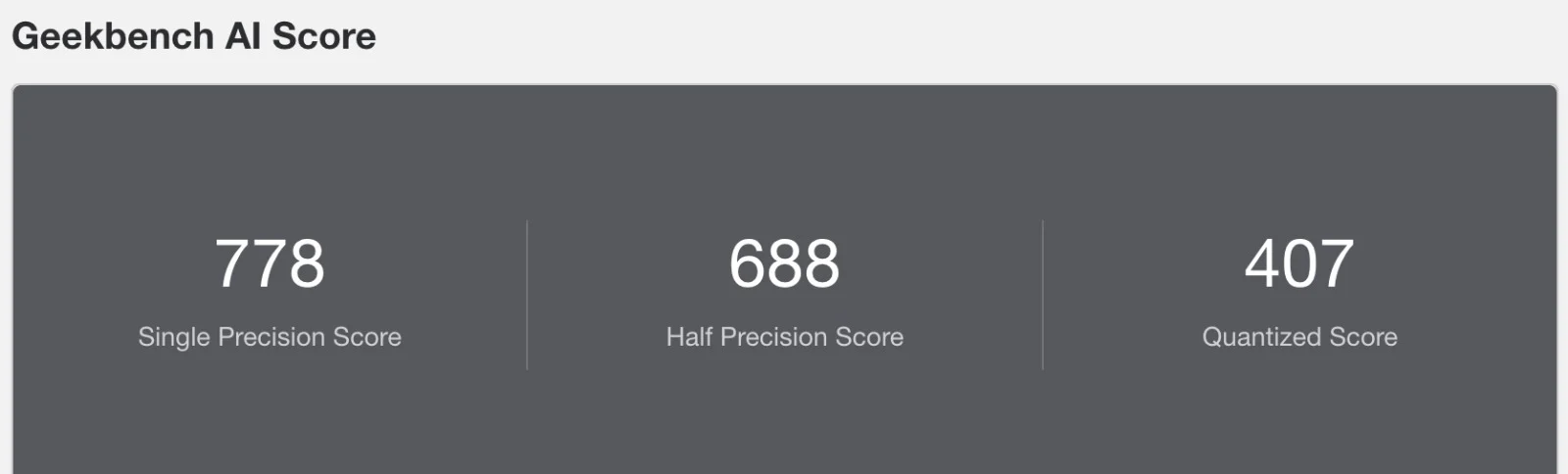 Apple MacBook Pro 13-inch (2020) benchmark results