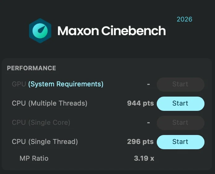 Apple MacBook Pro 13-inch (2020) Geekbench AI benchmark results